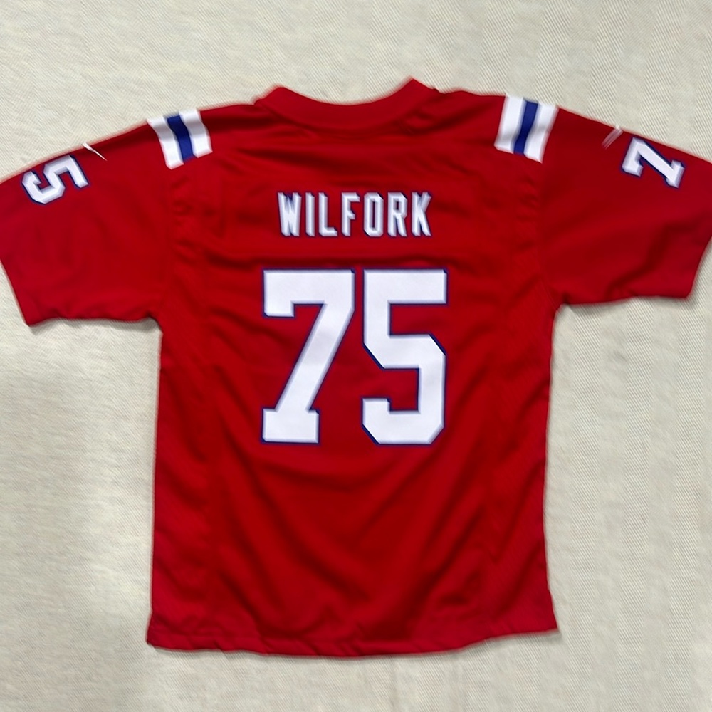 New England Patriots Vince Wilfork # 75 NFL On Field jersey